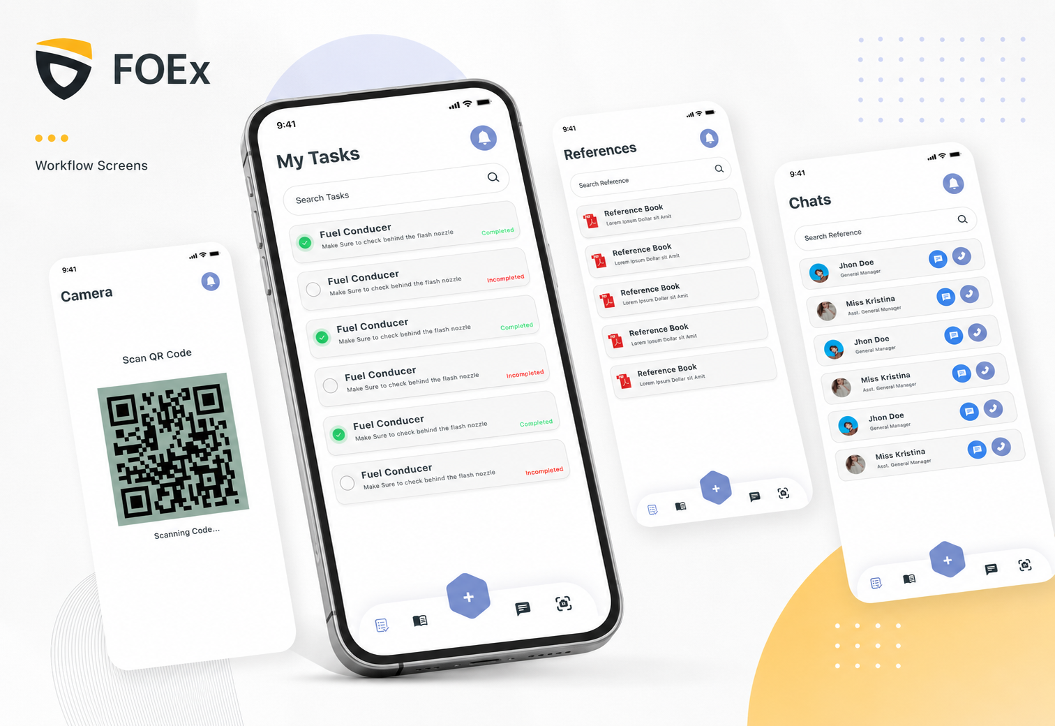 FOEx SaaS Platform project mockup four