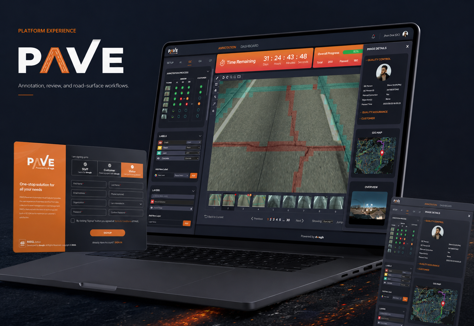 PAVE project mockup four