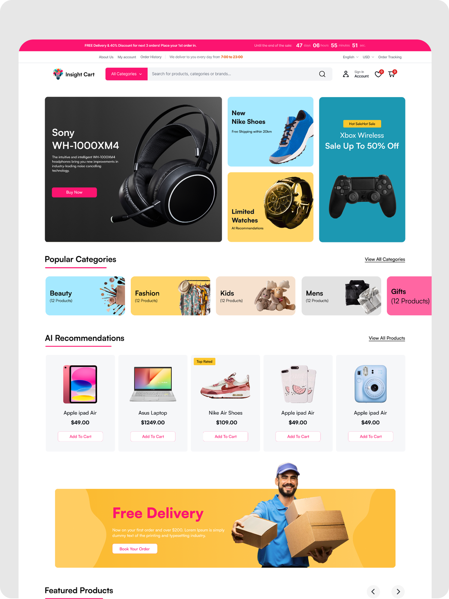 E-commerce services